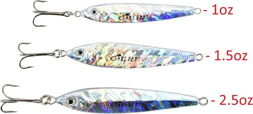 1.5oz-2.5oz Bullet Jig - 3 Pack - 4 Colors & 3 Weights to Choose from