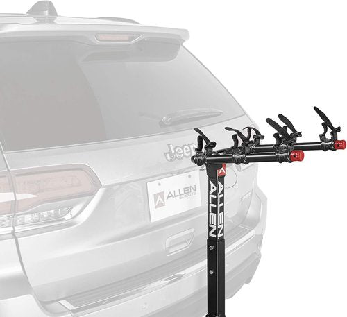 3-Bike Hitch Rack for 1.25" & 2" Hitches - Allen Sports Durable Bike Carrier