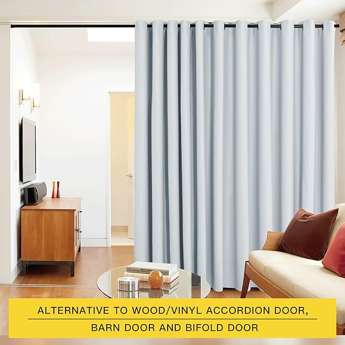 NICETOWN Closet Door Heavy Curtain, Room Dividers Shade Screens Partitions