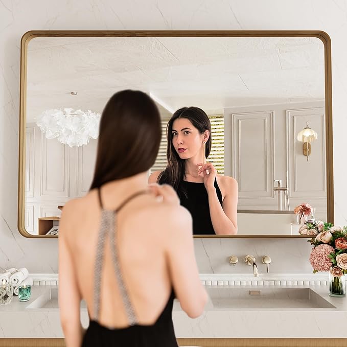 LOAAO 55X36 Inch Bathroom Mirror