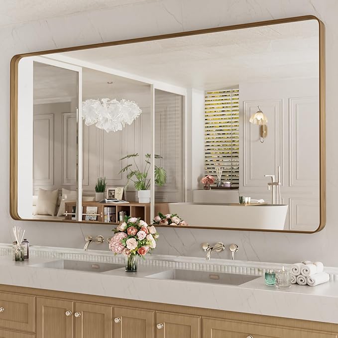 LOAAO 72X40 Inch Bathroom Mirror