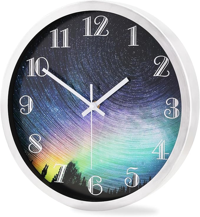 Wall Clock Modern 12 Inch Battery Operated Wall Clocks
