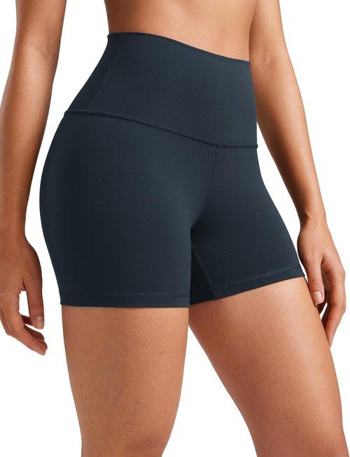 CRZ YOGA Butterluxe Biker Shorts 4'' - High Waisted Spandex for Women's Workout & Yoga