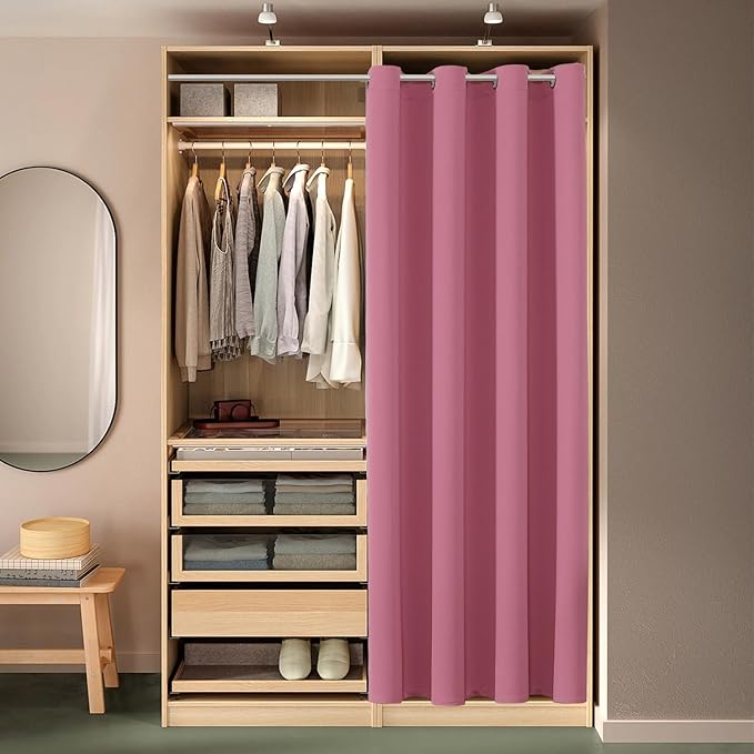 ChrisDowa Blackout Door Curtains
