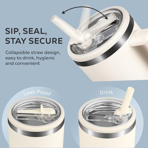 2 Pcs Stanley Lid Replacement 40 Oz,Flip Straw Reusable Stanley Cup Lids Spill Proof 40oz, H2.0 Quencher Protour Tumbler, Spill Proof Cover, Spill-Proof Design, Quencher Cup Accessories