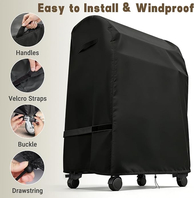 Grill Cover for Kenmore PG-4030400LD Series 3-Burner Gas Grills, Heavy Duty Waterproof Weatherproof BBQ Cover, Fade & UV Resistant Outdoor Grill Protector, 33.5" W x 23" D x 42" H