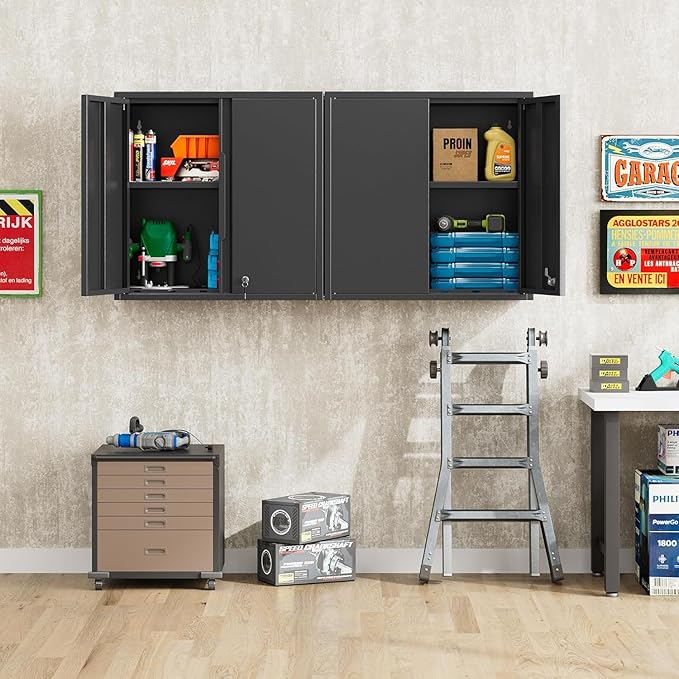 Garage Wall Cabinet, Metal Wall Cabinets
