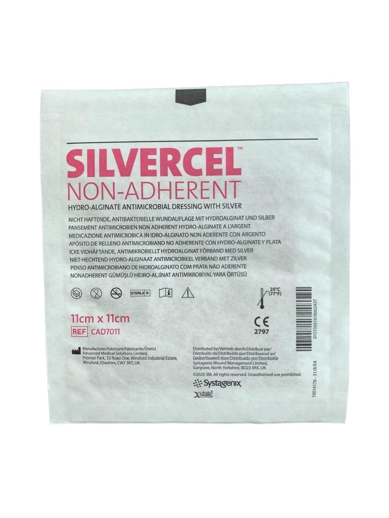 SILVERCEL Non-Adherent Dressing-Size: 4" x 4" - Each 1