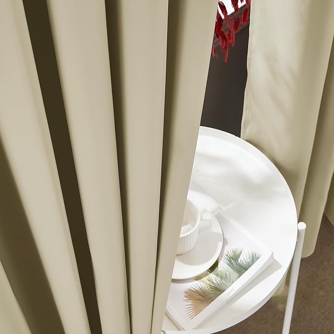 RYB HOME Extra Wide Blackout Curtain