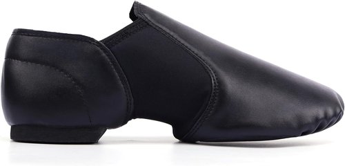 Linodes Unisex Jazz Shoes - Slip-On PU Leather Dance Footwear for Men & Women | Comfortable Fit
