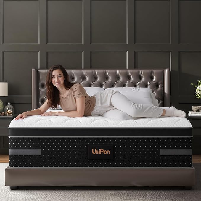 Full Mattress 14 Inch, Premium Hybrid for Back Sleep and Pain Relief with Extra Lumbar & Shoulder Support, Guest Room Bed in a Box Fiberglass Free -365 Night Trial CertiPUR-US Certified