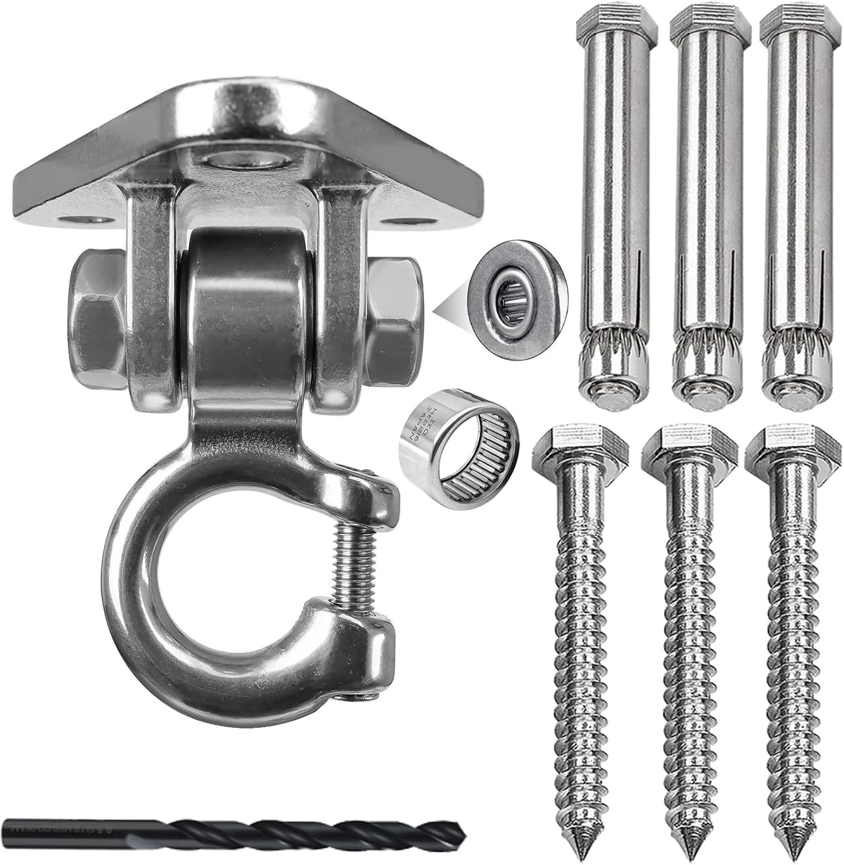 Skiennix Heavy-Duty Swing Hangers - 180° Smooth Operation | 1000 lb Capacity for Indoor & Outdoor Use