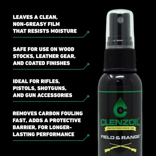 Clenzoil Field & Range CLP Gun Lubricant - Premium Rust Preventative - 2 oz Fine Mist Sprayer