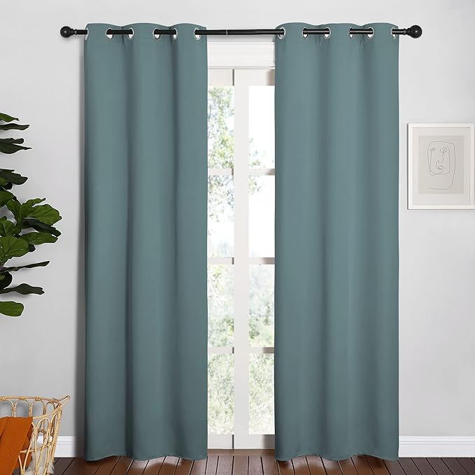 NICETOWN Modern Blackout Curtains Noise Reducing, Thermal Insulated and Privacy