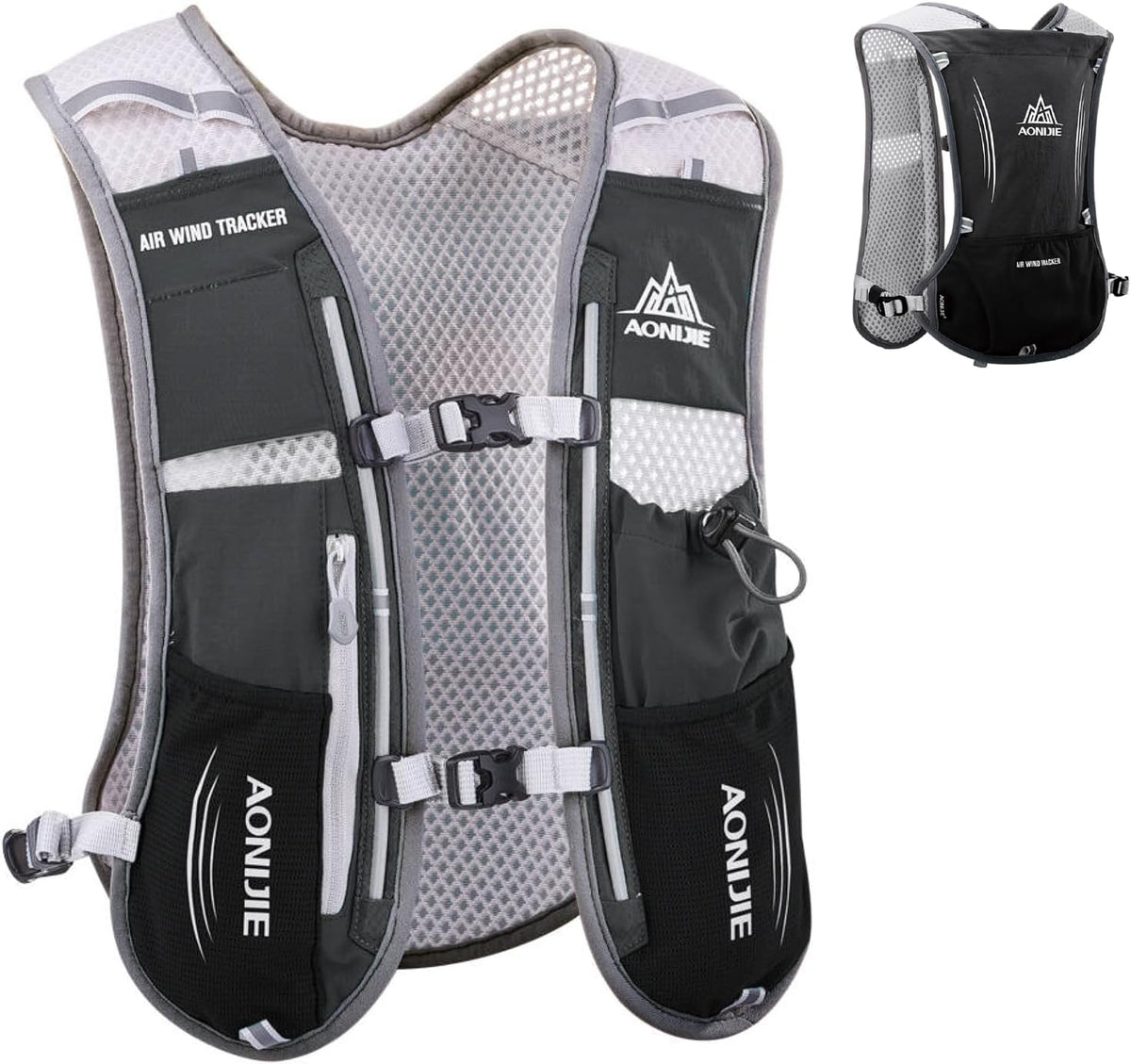 TRIWONDER Hydration Vest - Lightweight 5.5L Trail Bag for Marathon, Hiking & Running - Unisex