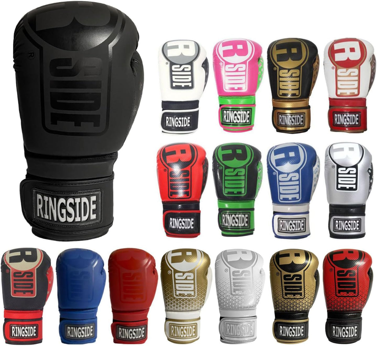 Ringside Apex Sparring Gloves - Superior Protection & Comfort | Lightweight Design, Black/Red