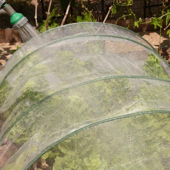 10Ftx 25Ft Mosquito Bug Insect Bird Fine Mesh Net Barrier Hunting Blind Garden Screen Netting for Protect Your Plant Fruits Flower