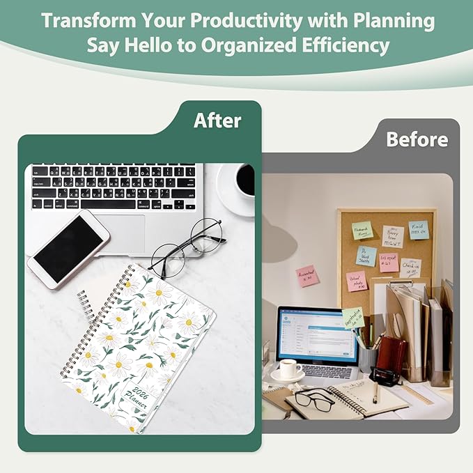 2026 Planner, Weekly and Monthly Calendar Academic Planner, Jan 2026 - Dec 2026, Planning Agenda Book for Desk Accessories and School Supplies - A5 (6.3'' x 8.5'')