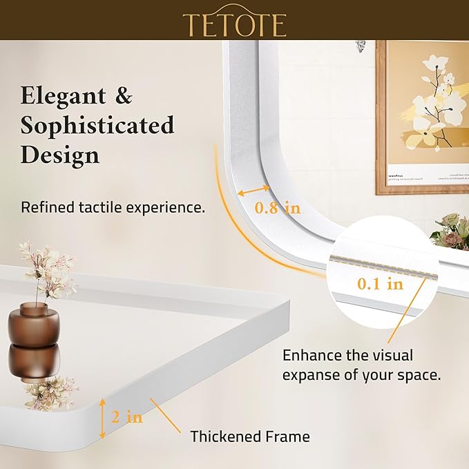TETOTE 55 x 30 Inch Bathroom Mirror