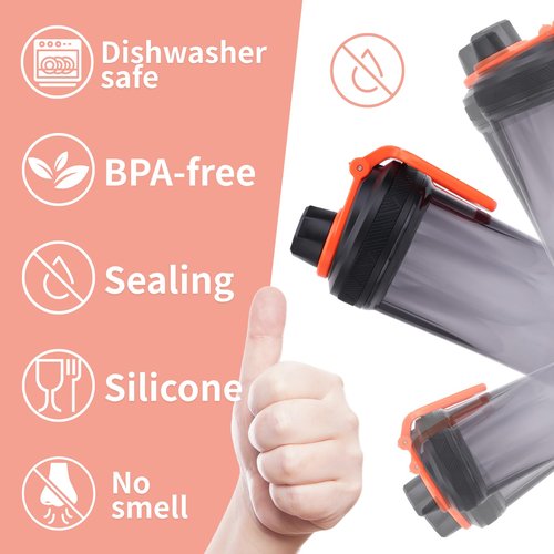 YINORD Gasket Replacement for VOLTRX Electric Protein Shaker Bottle, Shaker Bottle Gasket Silicone Sealing Ring Seal Parts Replacement,Compatible with VOLTRX USB Rechargeable Mixer Cup (13)