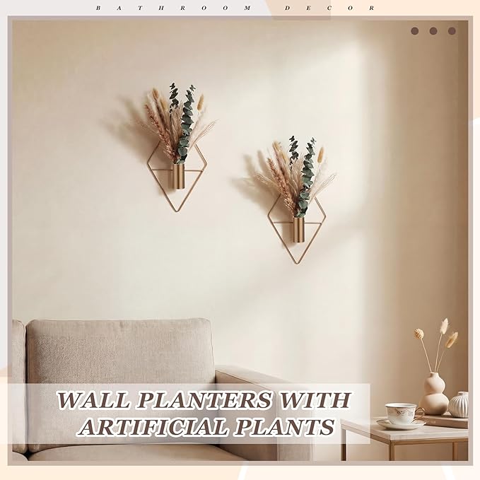 Jexine 4 Pcs Hanging Planters