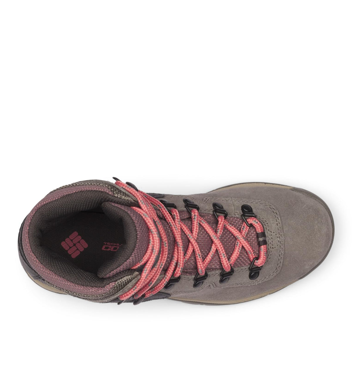 Columbia Womens Newton Ridge Plus Waterproof Amped, Stratus/Canyon Rose, 10.5 Wide