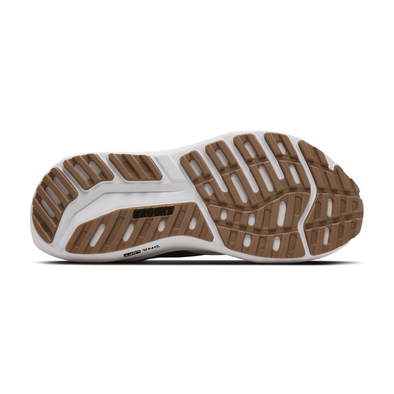 Brooks Men’s Anthem 8 Neutral Running Shoe - White/Black/Tan - 12 Medium