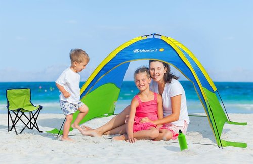 Kids' Beach Cabana Set by GigaTent – Portable Sun Shelter for Outdoor Fun