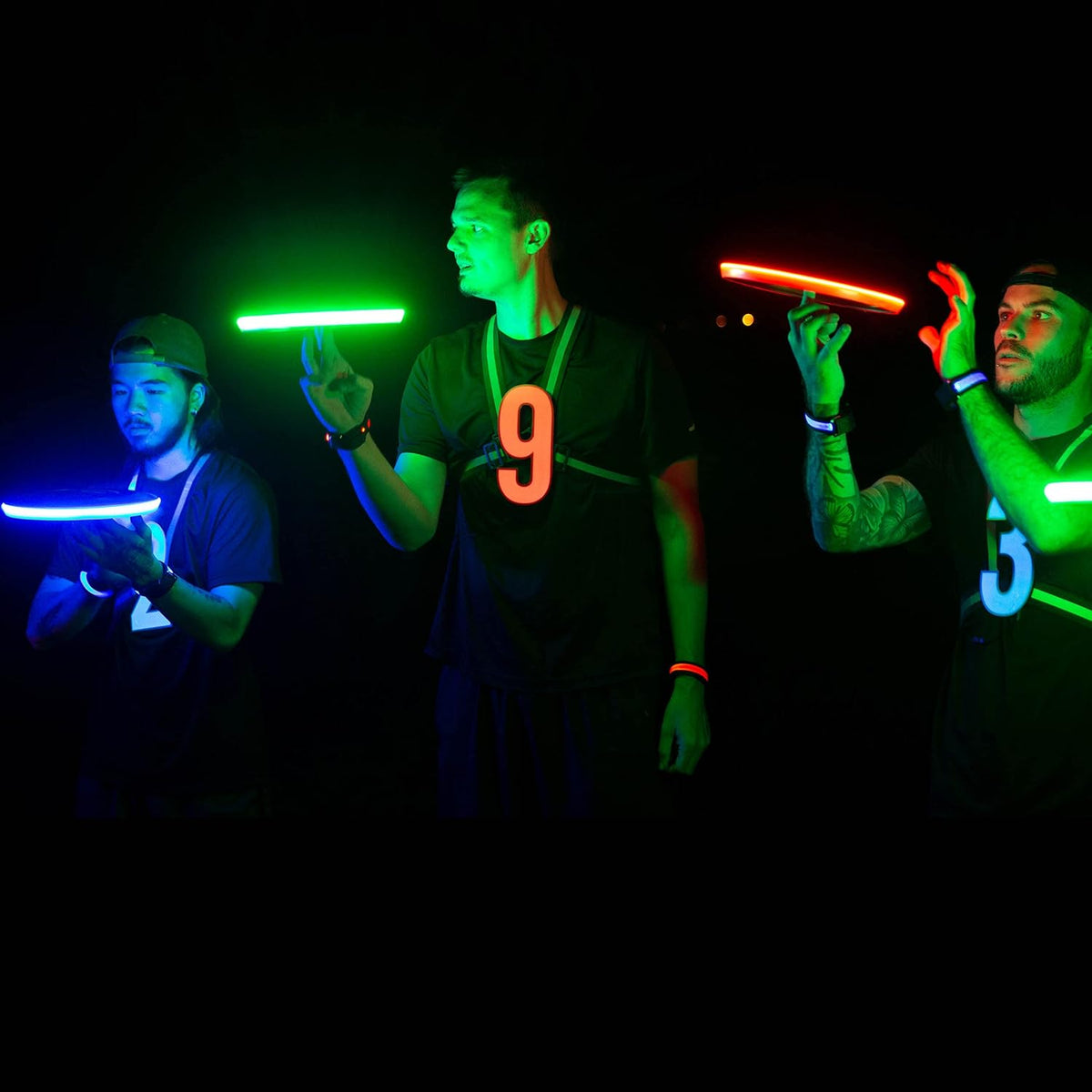 TOSY Flying Disc - Super Bright RGB LED Toy with Smart Modes | Rechargeable & Waterproof, 175g