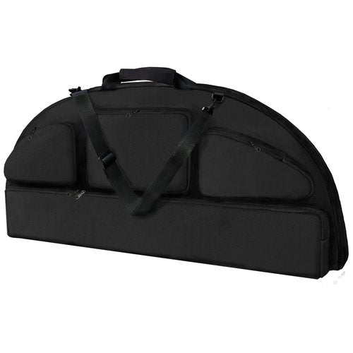 e5e10 Compound Bow Case Soft Bow Padded Case Light-Weight Bow Carry Bag with Arrows Pocket & 3 Multipurpose Storage Pockets Carrying for Archery Accessories (36", Black)