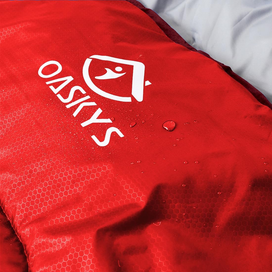 oaskys Camping Sleeping Bag - 3 Season Warm & Cool Weather - Summer Spring Fall Lightweight Waterproof for Adults Kids - Camping Gear Equipment, Traveling, and Outdoors