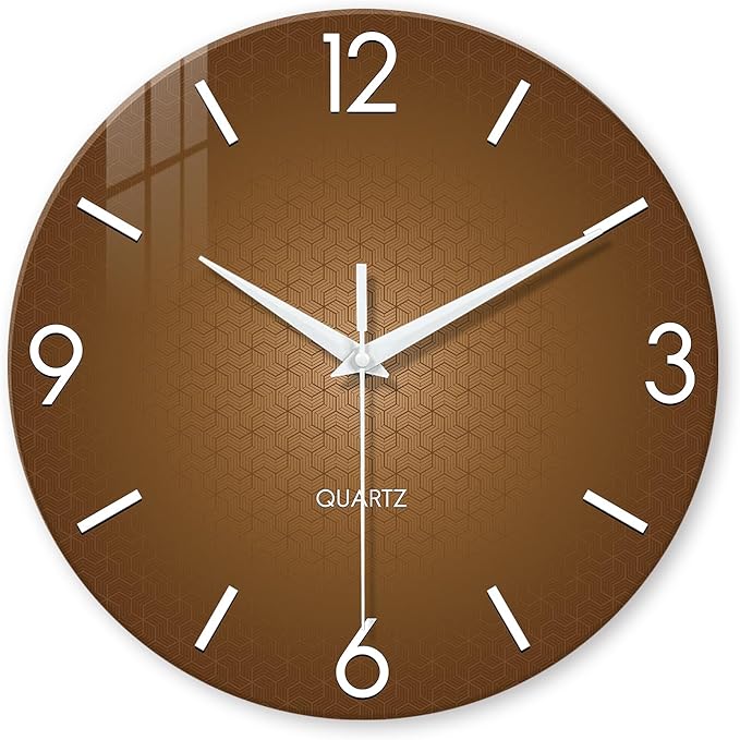 XFM Modern Wall Clock for Living Room Simple Wall Clocks Battery Operated 14