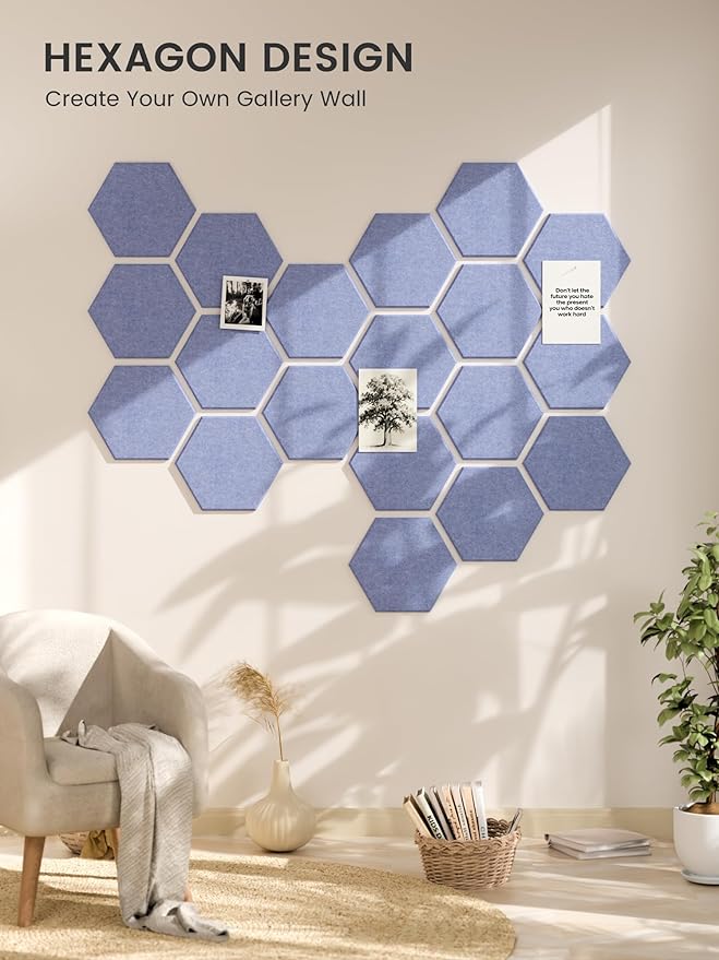 Fluxynara Hexagon Cork Board Alternative