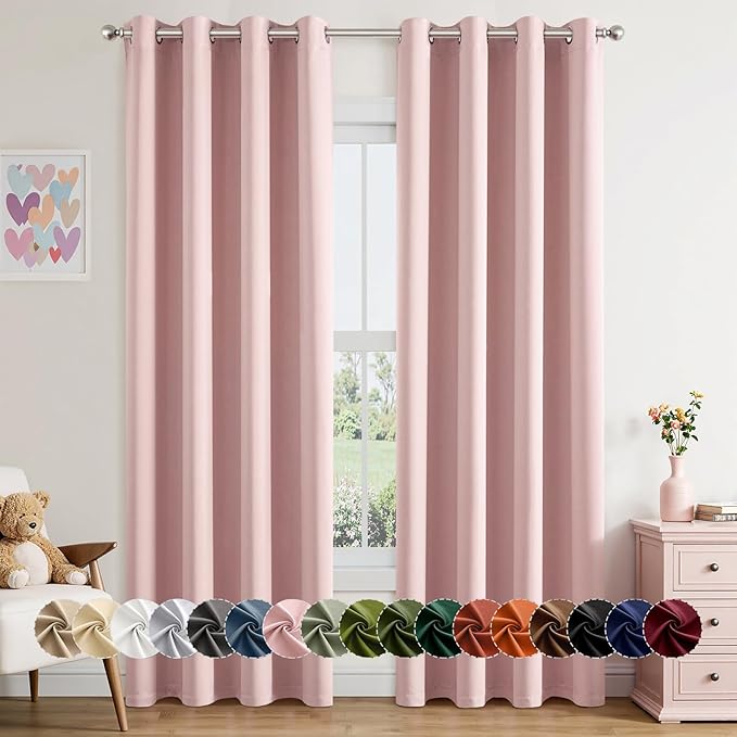 MIULEE Blackout Curtains for Bedroom Living Room 2 Panels, Thermal Insulated