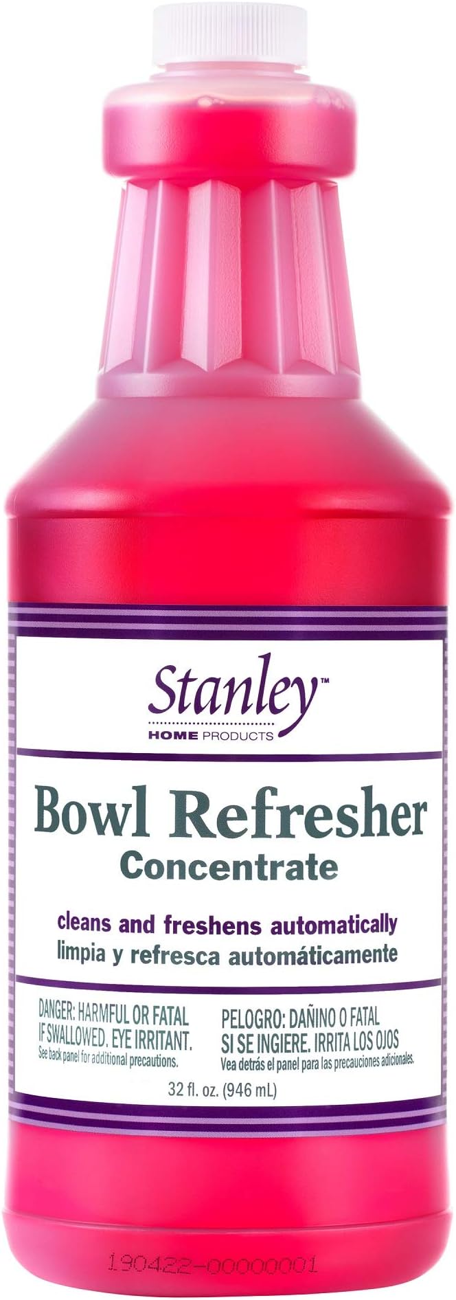 Stanley Toilet Bowl Cleaner & Deodorizer Concentrate 32?€?oz ?€? Wild Rose Scent ?€? Septic?€?Safe Bowl Refresher ?€? Cleans Stains & Residue with Each Flush (Pack of 1)