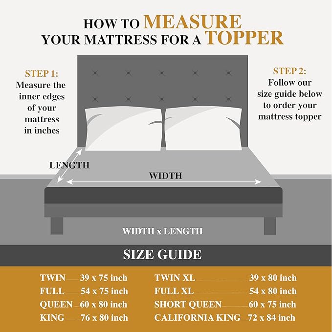 Soft Pillow Top Mattress Topper King for Firm Mattress - Grey, Extra Thick Plush Bed Topper for Back Pain with 100% Cotton Cover, Overfilled Soft Mattress Pad Cover Fit to 6”-22” Mattress.