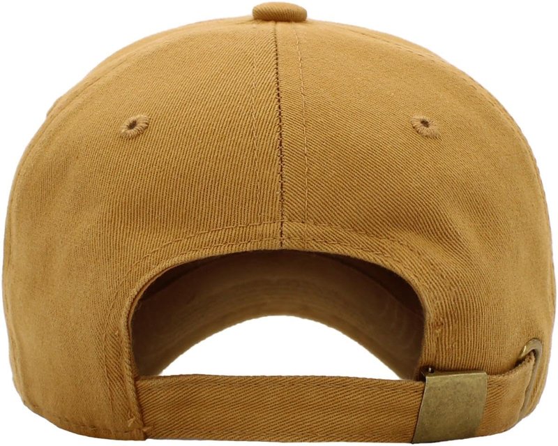 KB-Low Wheat Classic Cotton Dad Hat Adjustable Plain Cap. Polo Style Low Profile (Unstructured) (Classic) Wheat Adjustable