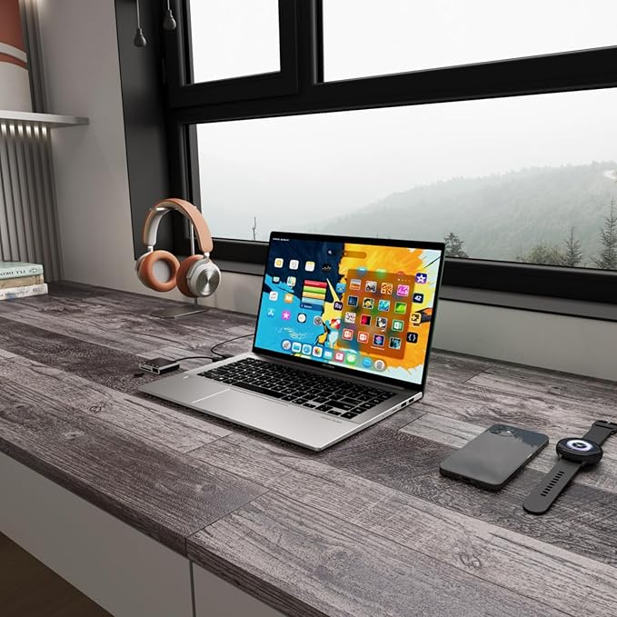TANONE Wood Contact Paper Peel and Stick Wallpaper Gray, Self Adhesive