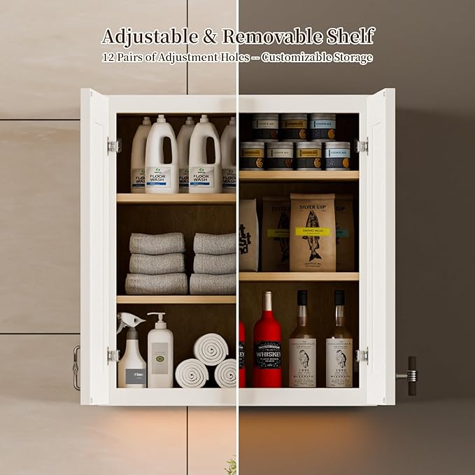 Kisart Laundry Room Cabinets Wall Mounted
