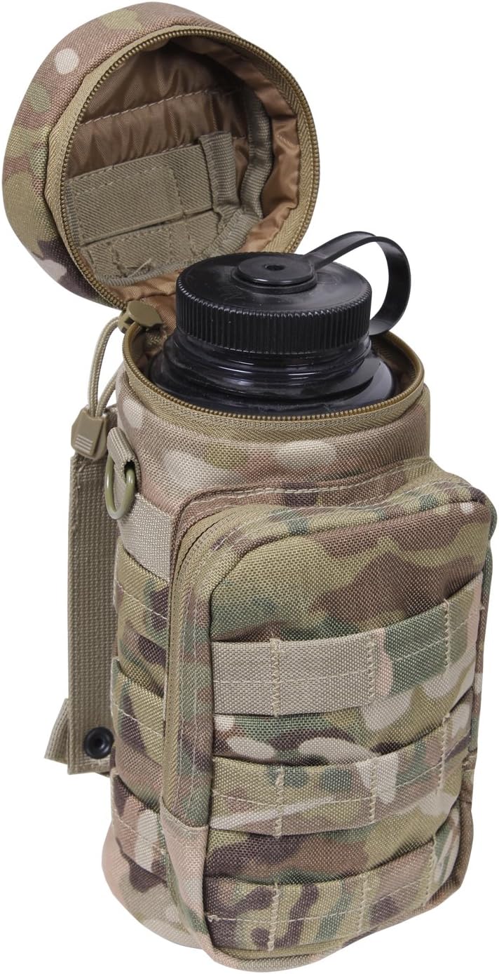 Molle Water Bottle Pouch - Rothco Tactical Hydration Carrier for Outdoor Adventures
