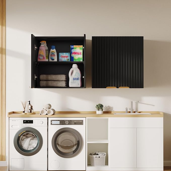 ChooChoo Bathroom Wall Cabinet, Kitchen Storage Cupboard Cabinet