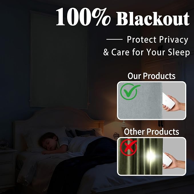 Self-Adhesive 100% Blackout Curtain