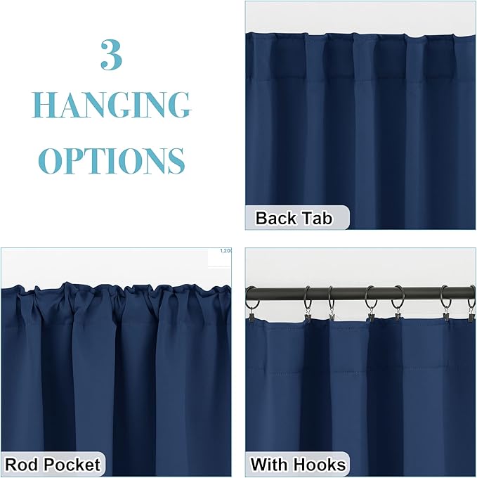 RYB HOME Kitchen Window Curtains
