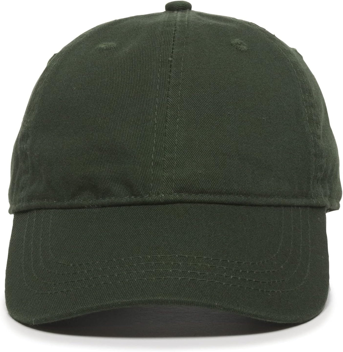 Outdoor Cap | Washed Cotton Baseball Cap - Versatile Dad Hat for Men & Women, Dark Green