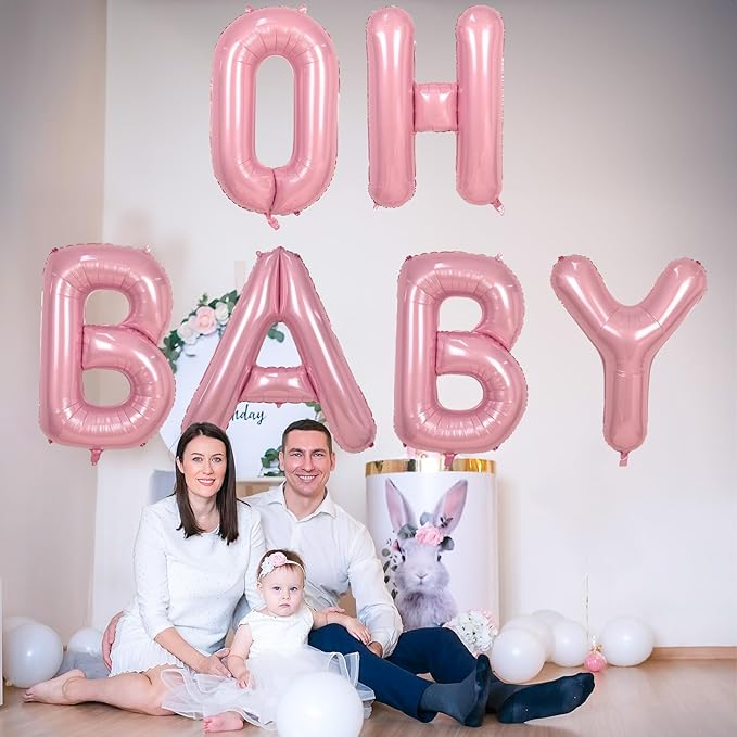 40" Balloon Letter A Pastel Pink, Large Foil Pink Letter Balloons Set A - Z for Girls, Light Pink A Helium Balloons for Women Birthday Anniversary Graduation New Year Party Decoration Supplies