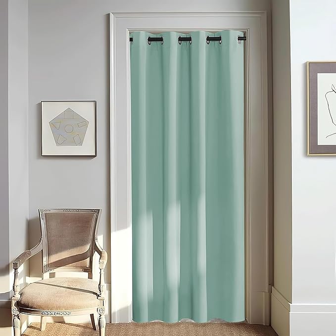 NICETOWN Door Curtain for Closet Doors 80 Inches Long 1 Panel, Room Divider