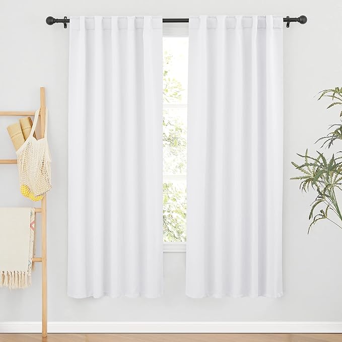 RYB HOME Room Darkening Curtains Window Shades, Privacy Bedroom Curtains