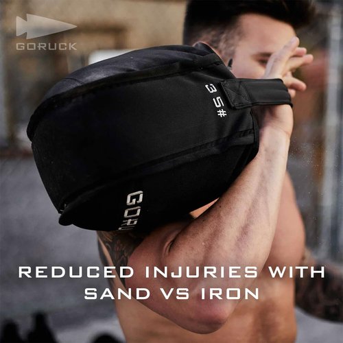 GORUCK 44LB / 20KG Sand Kettlebells Weight for Fitness & Body Workout for Men & Women - for Weightlifting, Dumbbell & Yoga - for Home & Gym Training