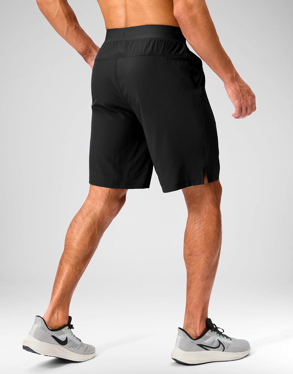 Soothfeel Men's Running Shorts - Lightweight Quick-Dry Athletic Shorts with Zipper Pockets | 9"/7"/5" Options