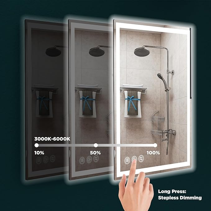 LED Bathroom Mirror 24"x 32"